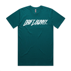 Drift Bunny Logo Tee Unisex Dark Teal