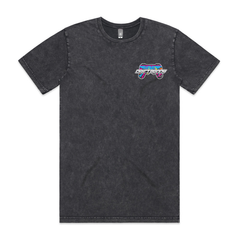 Gaming Nostalgia -Purple Evo rear Stonewash Tee