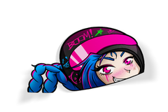 Racer Jinx - Racer Peeker Stickers