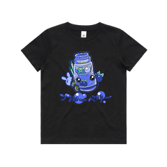 Kids Tee - Blueberry Ramune Kei Car (Kids+youth sizes)