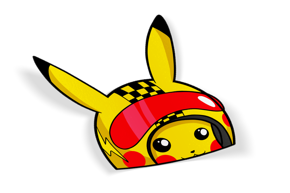 Yellow - Racer Peeker Stickers