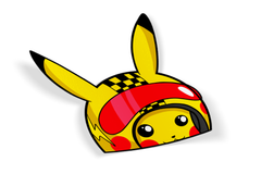 Yellow - Racer Peeker Stickers