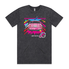 Gaming Nostalgia - Pink Miata Stonewash Tee