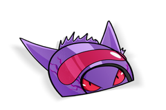 Purple - Racer Peeker Stickers