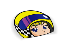 Racer Uranus - Racer Peeker Stickers