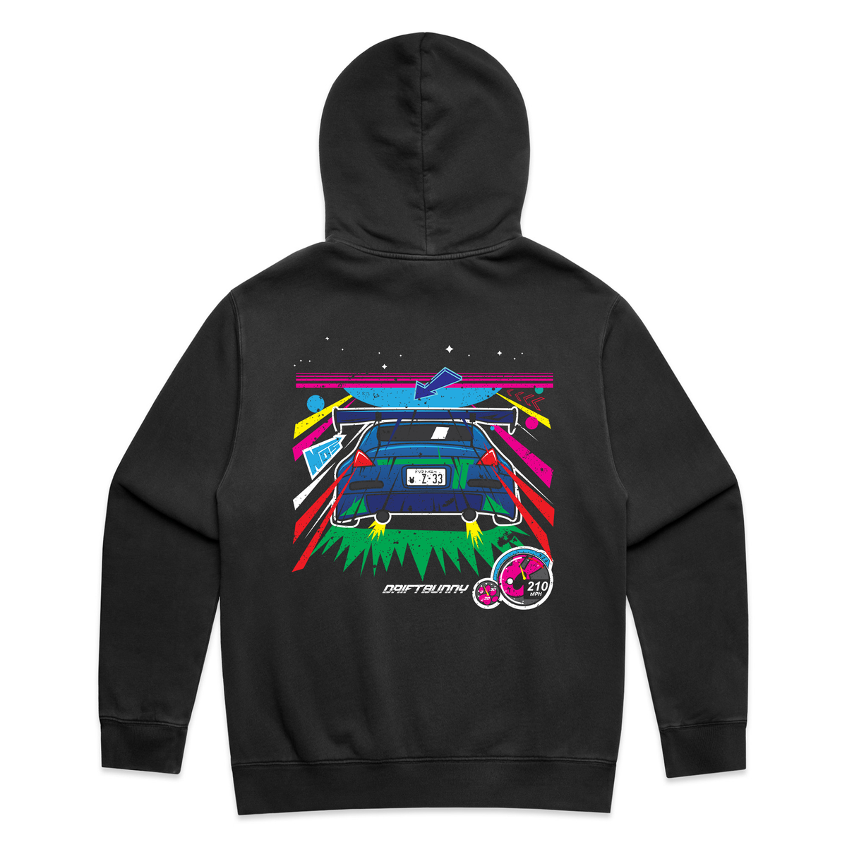 Gaming Nostalgia Hoodie Faded black - Z33